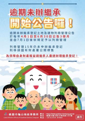 114年未辦繼承公告