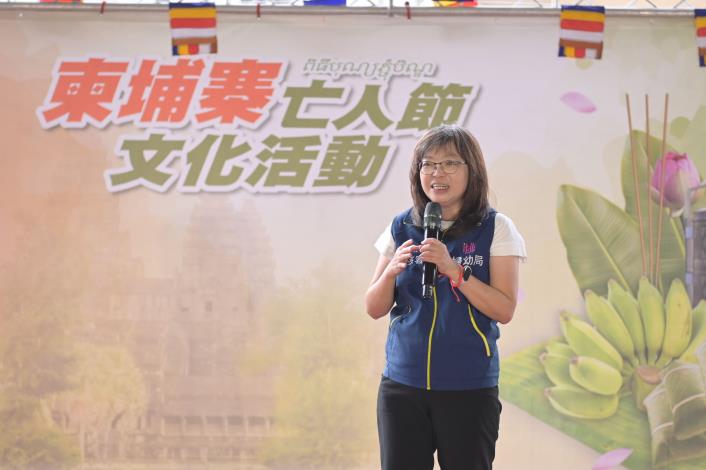 婦幼發展局局長杜慈容致詞