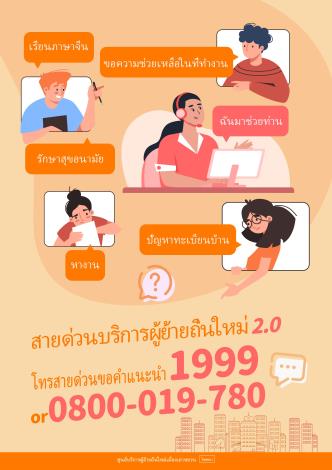 新住民服務專線2.0(泰文版)