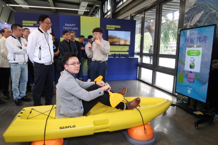 體育局「輕艇運動3D擬真系統」用科學數據精進運動訓練。.JPG
