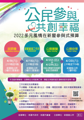參與式預算宣傳文宣參考範例(新屋區公所)