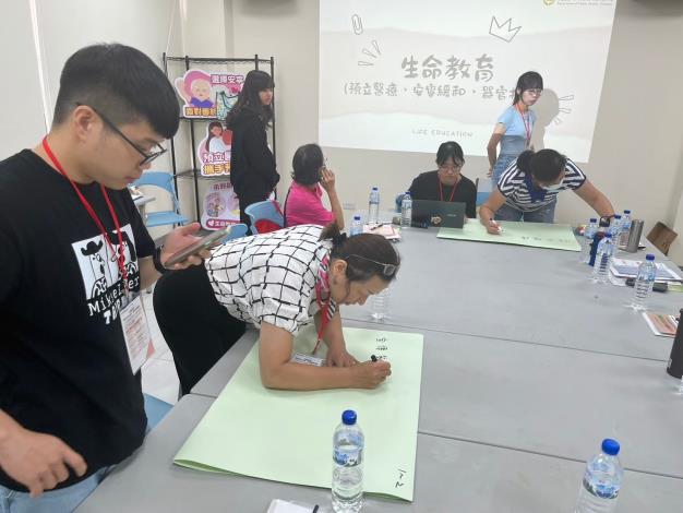 2.民眾繪製成果發表海報