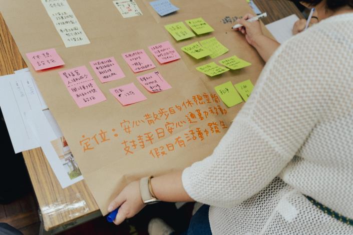 桌長進行交流討論紀錄