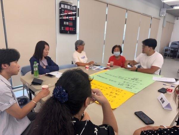 圖5-桌長在各桌帶討論