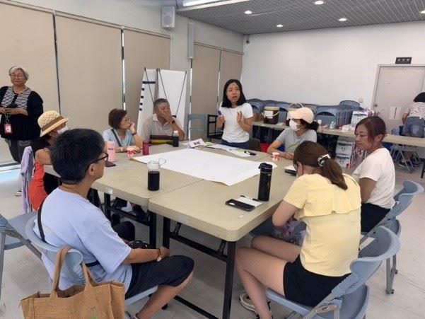 圖3-桌長邀請大家自我介紹中