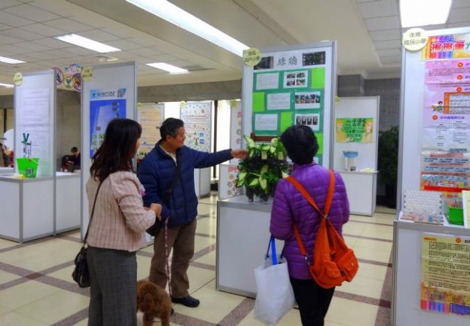 環保局第二屆「校園綠點子」決賽作品_於市府一樓展出_