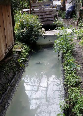 蘆竹好鮮食品擅排乳白色廢水_環保局告發促改善
