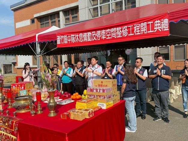 蘆竹區清潔隊升級啟動　新備勤空間115年完工 打造基層最佳後盾(共3張)