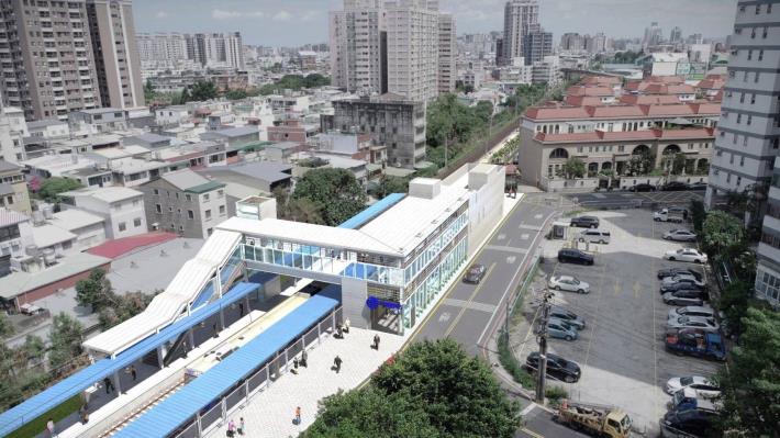 平鎮臨時站模擬示意圖