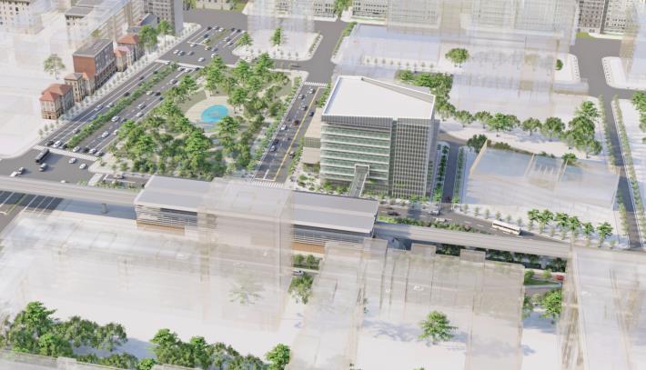 A10車站及土地開發大樓模擬示意圖3