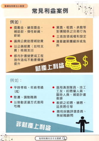 常見利益案例