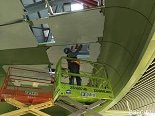 G14(原G13a)車站站體穿堂層弧形天花施作