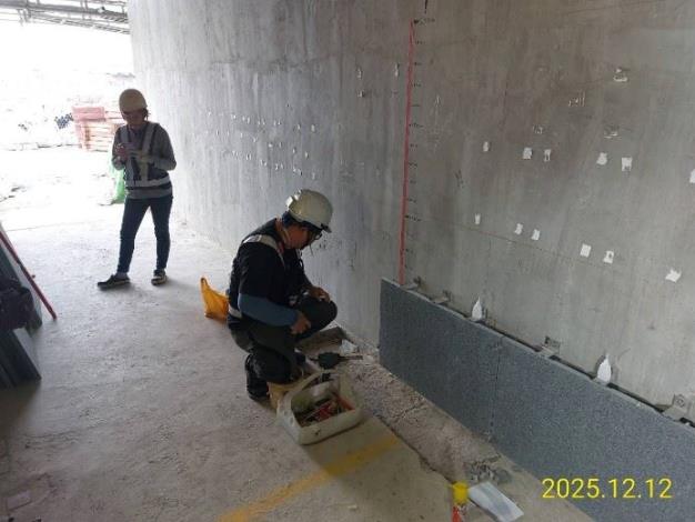 G15b(原G32)車站出入口一樓石材壁磚鋪貼安裝