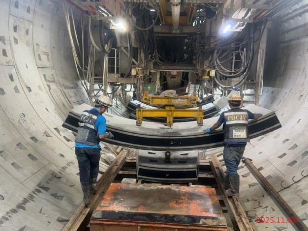 潛盾隧道_中圓上行線掘進(G09~G08)