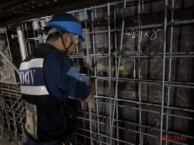 G10_站體穿堂層隔間牆鋼筋綁紮