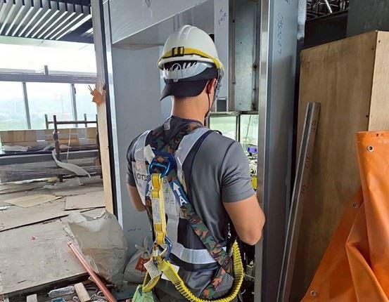 G14站2號電梯試車配線作業