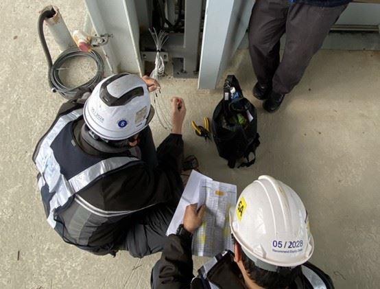 G15b站電梯電扶梯與BMS點位導通測試作業