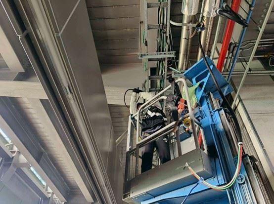 G15站監控拉線作業