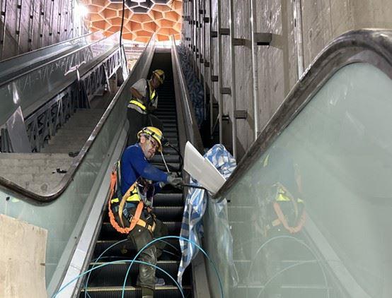 G11站監控拉線作業