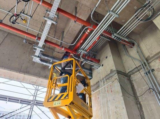 G15a站監控配管作業