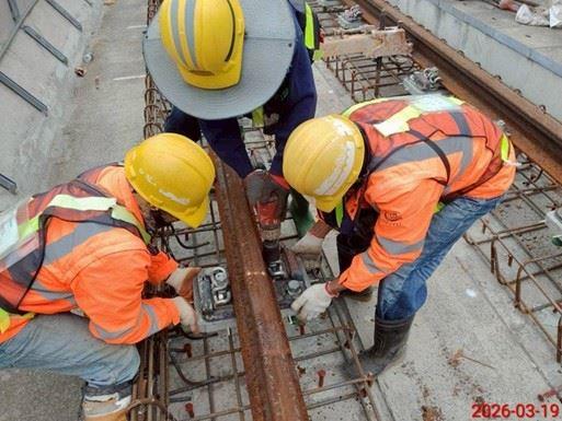 G01-G02站間軌道施工