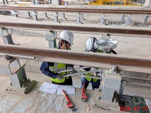 北機廠廢油回收系統設備安裝