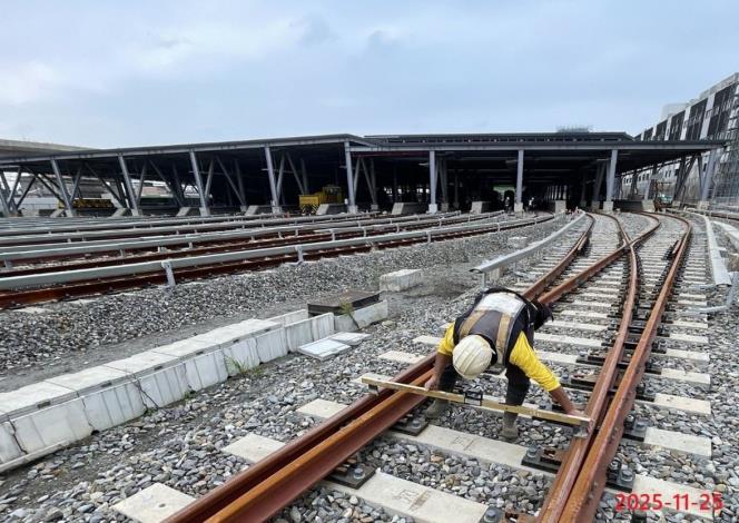 北機廠軌道施工