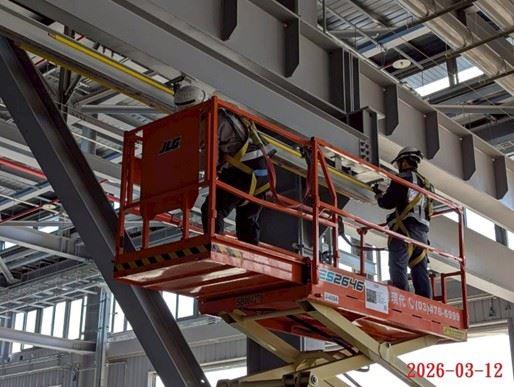 北機廠滑動式供電系統設備安裝