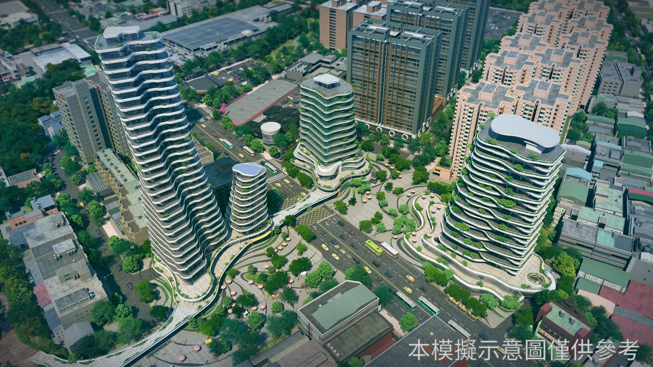 G04站出入口土地開發模擬圖
