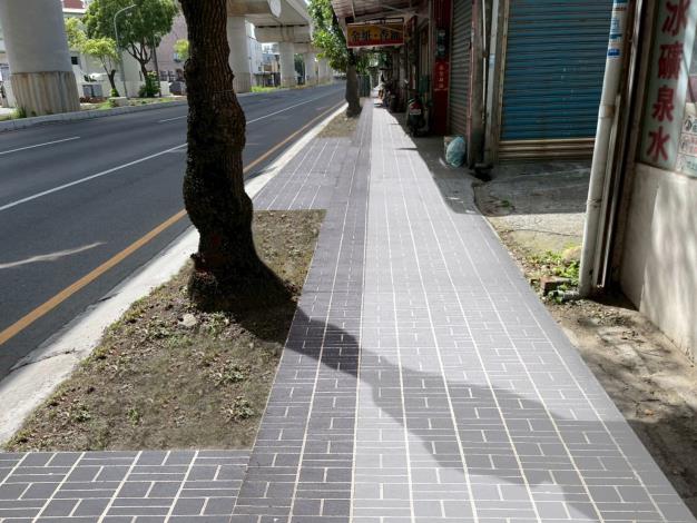 三民路二段(菓林路口)人行道完工模擬圖