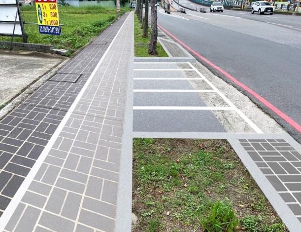 中正北路人行道完工模擬圖