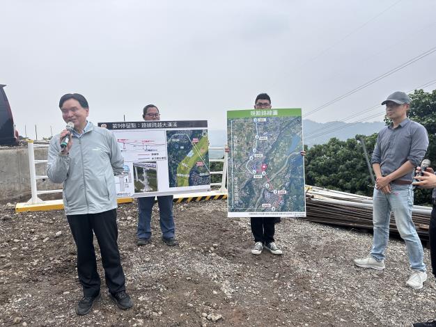 大漢溪跨河工程及逃生說明