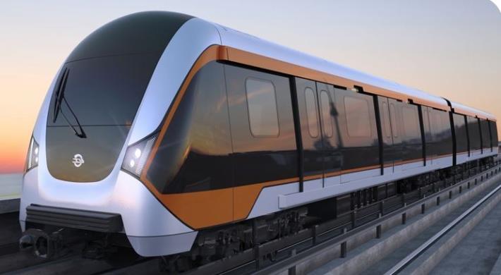 棕線列車示意圖