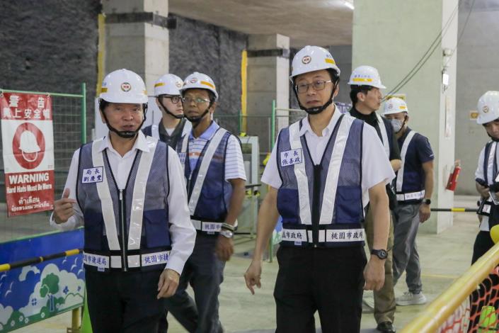 市長巡視工地