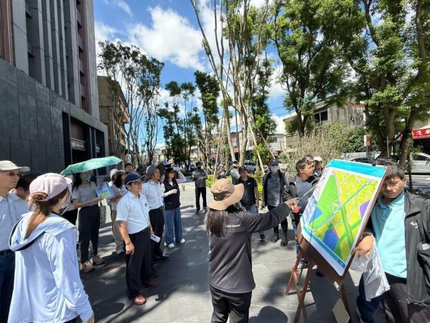 圖6：C06站會勘及簡報說明