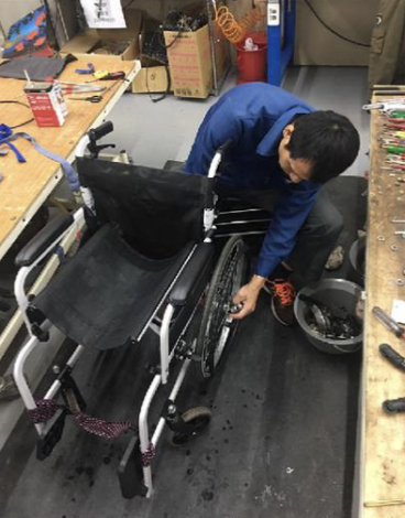 Used wheelchair testing