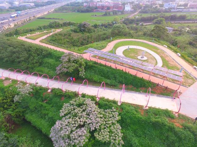 Solar Green Power in Shuiwei Environmental Park, Zhongli District