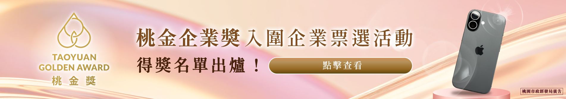 115年桃金企業入圍企業票選結果