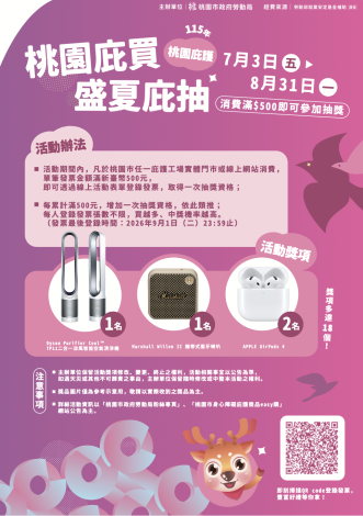 桃園庇買、盛夏庇抽
