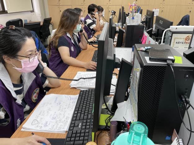 桃衛局關懷訪視員電話訪視