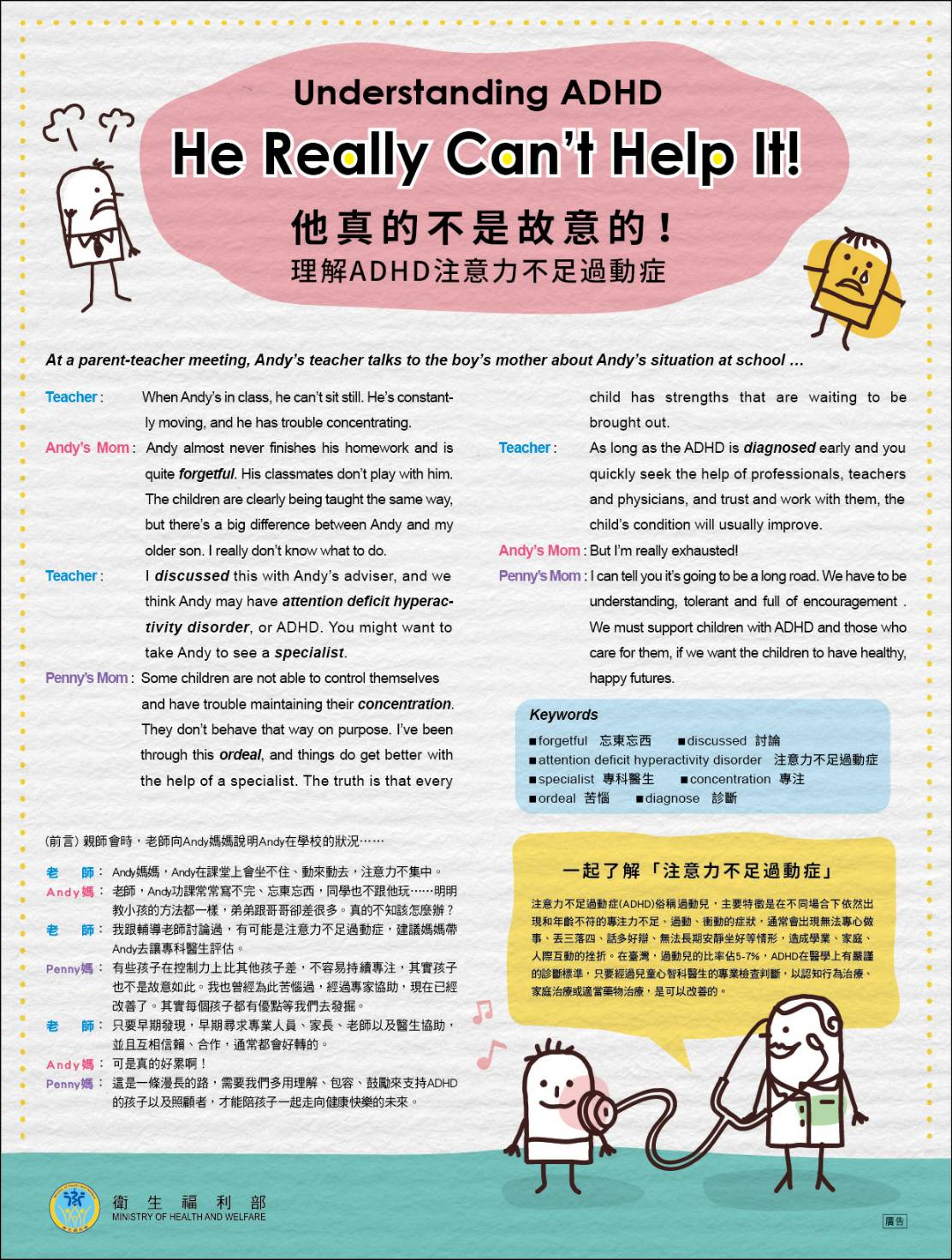 認識注意力不足過動症(ADHD)