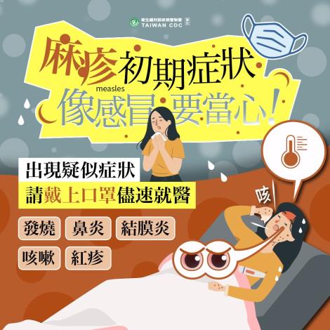 麻疹初期像感冒 要當心_0