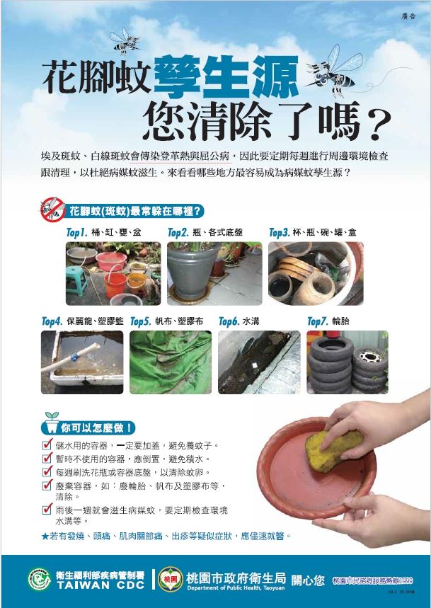 防登革熱海報(共2張)