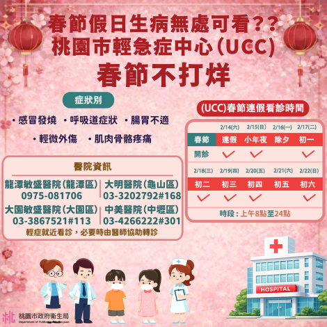 春節連假UCC圖卡