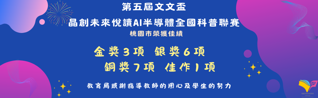 第五屆文文盃-晶創未來悅讀AI半導體全國科普聯賽獲獎資訊