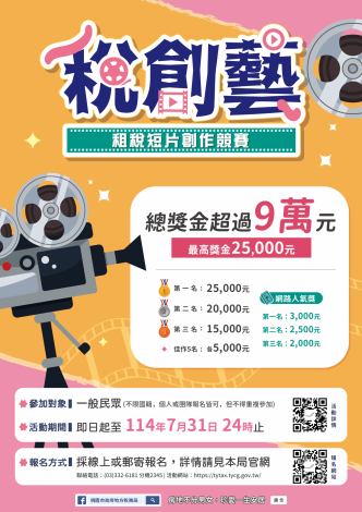114年稅創藝租稅短片創作競賽