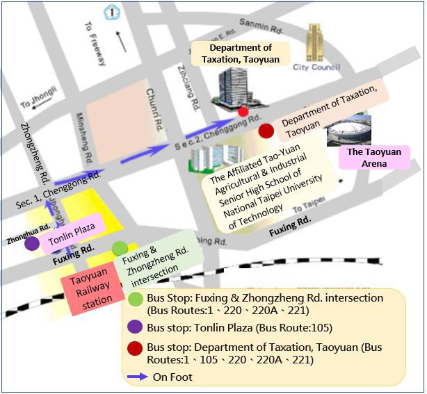 General  Transportation Site Map