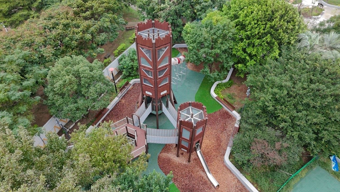 奇幻樹屋挑戰區完工照