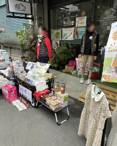 （圖二）零廢市集義賣活動