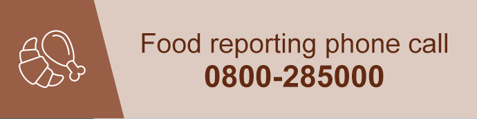 Food reporting phone call